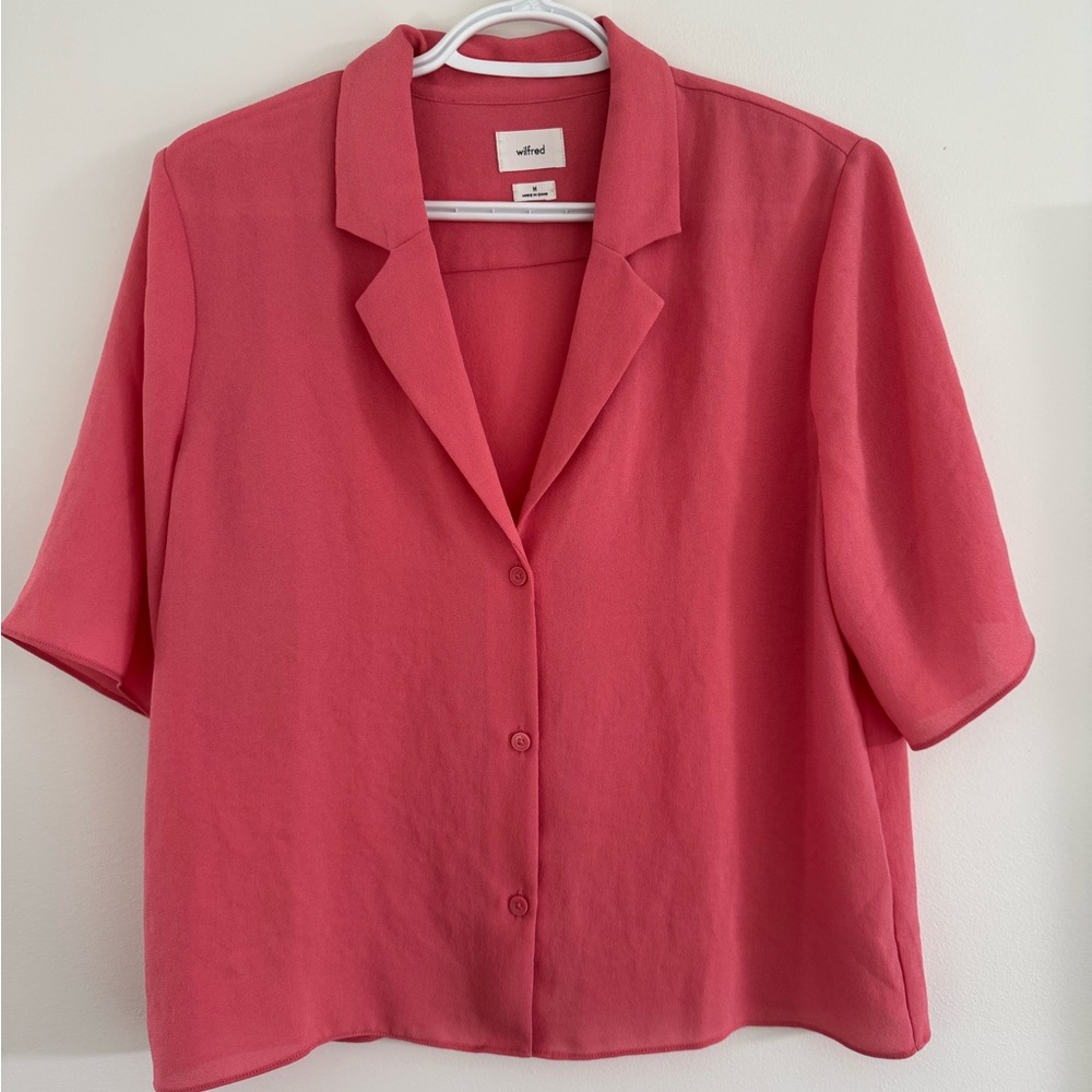 Wilfred Pink Button-Up Top